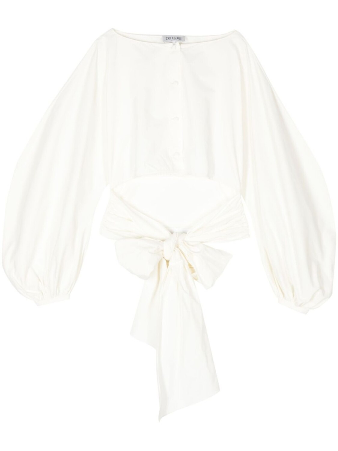 Поплиновый топ с вырезом-лодочкой и завязками Del Core, нейтральный цвет
Поплиновый топ с вырезом-лодочкой и завязками Del Core, нейтральный цвет