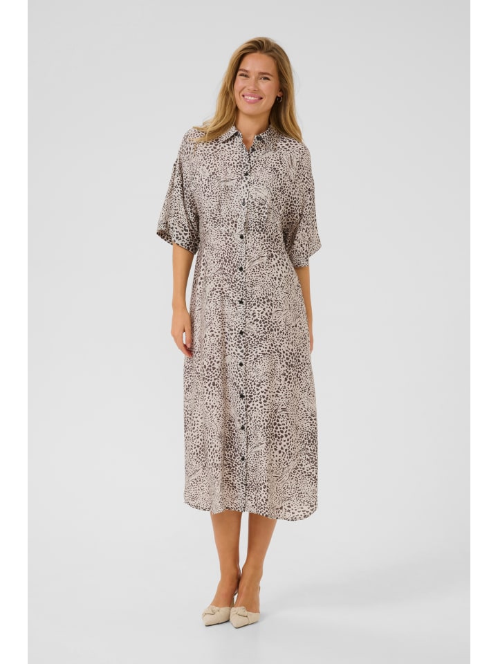 Платье Kadebra, классический крой, с абстрактным леопардовым принтом Kaffe
Платье Kadebra, классический крой, с абстрактным леопардовым принтом Kaffe