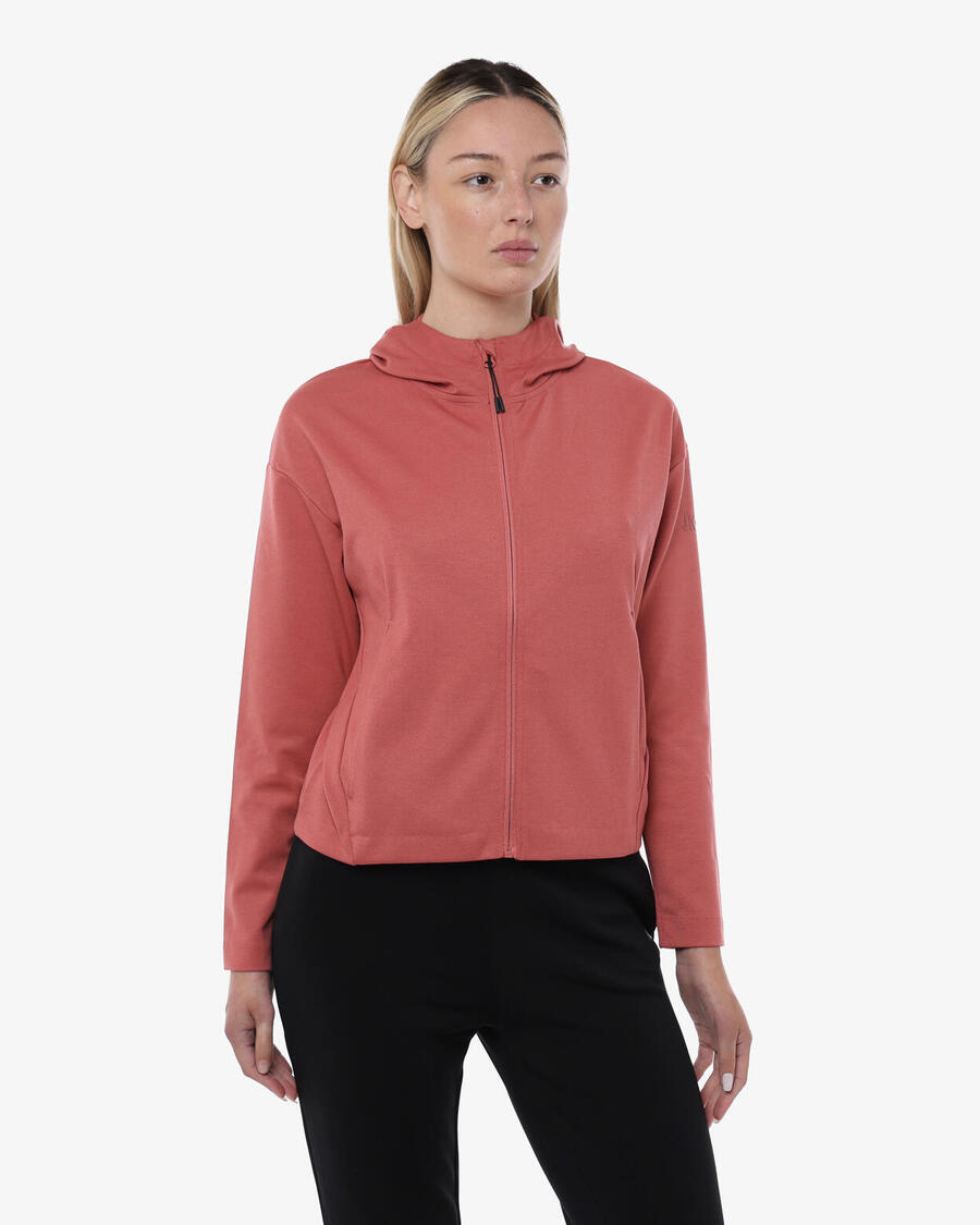 JAKED Женская синтетическая толстовка терракотового цвета для фитнеса
JAKED Женская синтетическая толстовка терракотового цвета для фитнеса