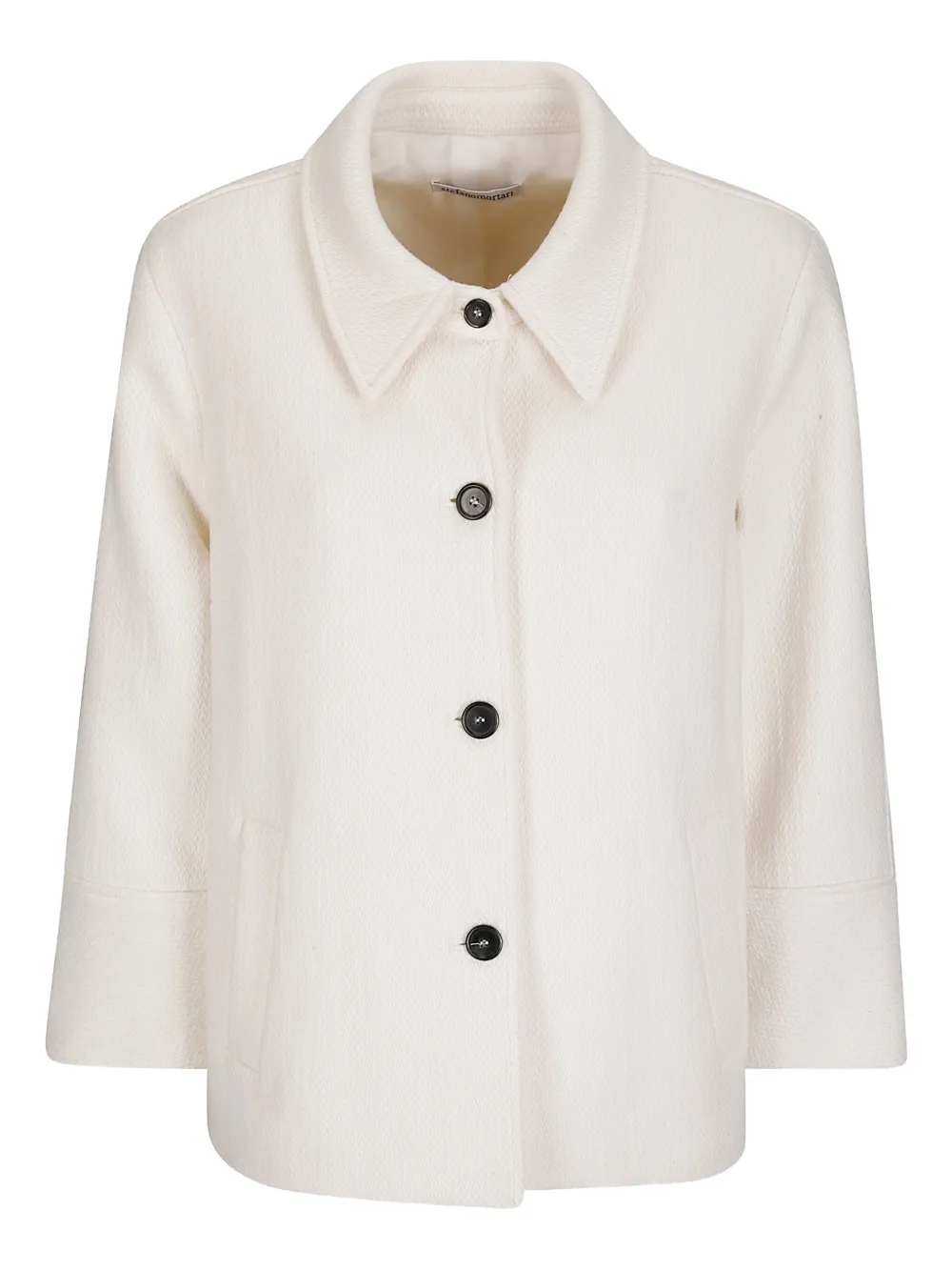 Куртка с текстурированным воротником Stefano Mortari, белый
Куртка с текстурированным воротником Stefano Mortari, белый