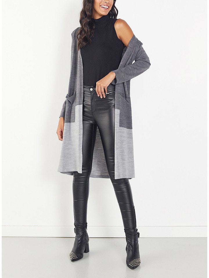 Milan Kiss Кардиган антрацитово-серого цвета
Milan Kiss Кардиган антрацитово-серого цвета