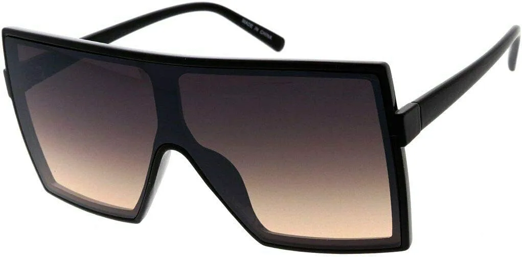 Безупречные большие солнцезащитные очки для женщин, большие мужские очки с плоской верхней частью, модные монолинзовые очки FLAWLESS EYEWEAR, Black Brown
Безупречные большие солнцезащитные очки для женщин, большие мужские очки с плоской верхней частью, модные монолинзовые очки FLAWLESS EYEWEAR, Black Brown