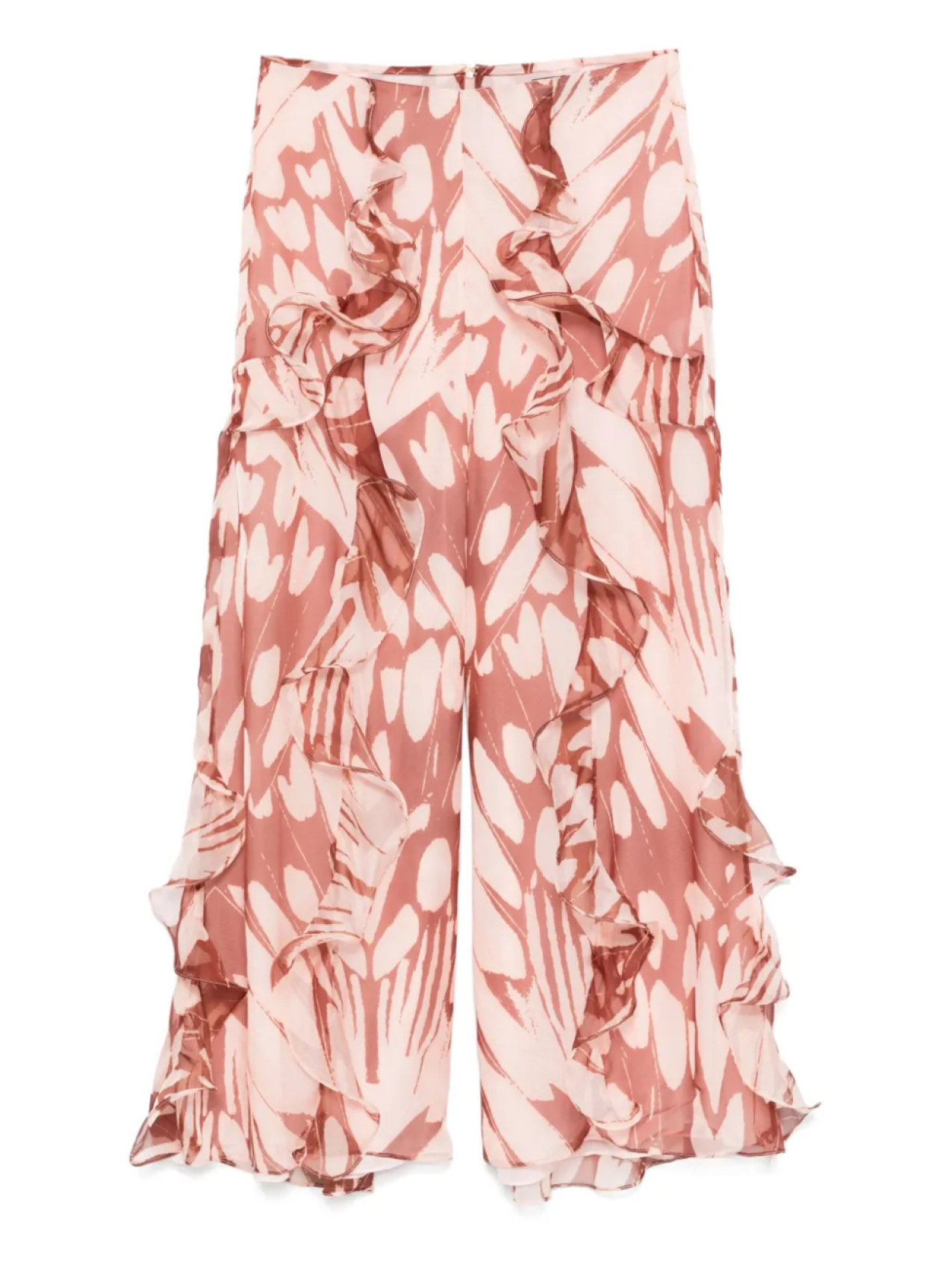 Брюки с оборками PatBO, коричневый 
Брюки с оборками PatBO, коричневый