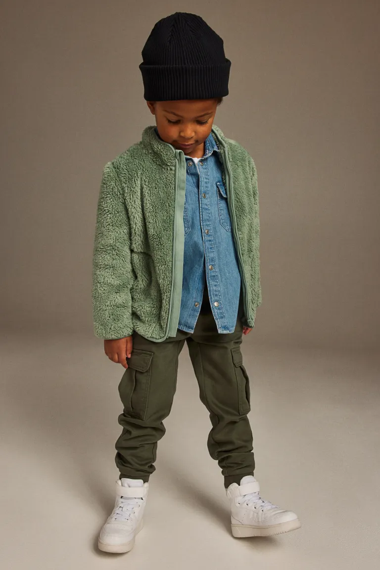 Джоггеры-карго H&M, зеленый
Джоггеры-карго H&M, зеленый