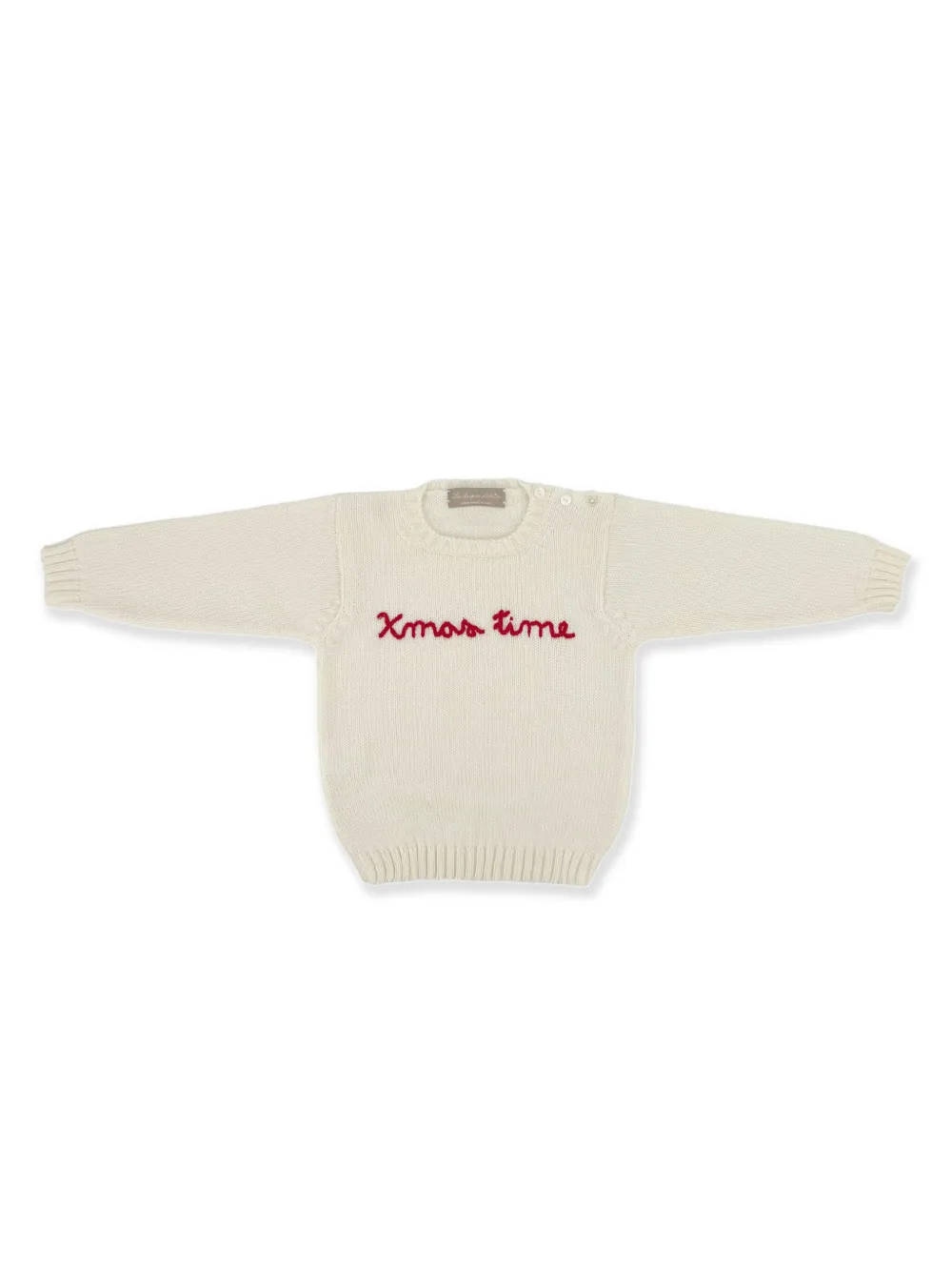 Свитер с вышивкой La Stupenderia, нейтральный
Свитер с вышивкой La Stupenderia, нейтральный