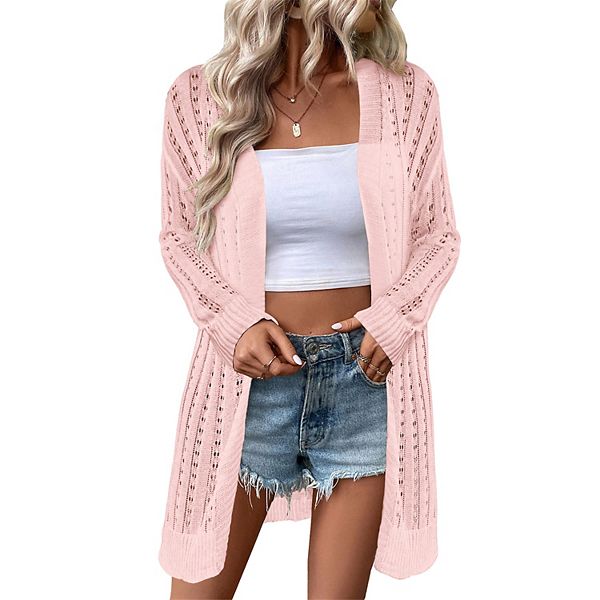 Женский легкий кардиган с длинным рукавом и V-образным вырезом Seoria, Leather Pink
Женский легкий кардиган с длинным рукавом и V-образным вырезом Seoria, Leather Pink