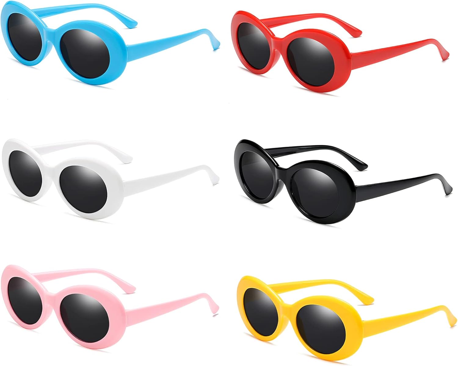 Набор из 6 ретро-очков Курта Кобейна в стиле «клоут»: солнцезащитные очки с неоновыми клетчатыми овальными линзами и поляризованными линзами, для вечеринок и костюмированных мероприятий SUNOVELTIES, Mixed Color
Набор из 6 ретро-очков Курта Кобейна в стиле «клоут»: солнцезащитные очки с неоновыми клетчатыми овальными линзами и поляризованными линзами, для вечеринок и костюмированных мероприятий SUNOVELTIES, Mixed Color