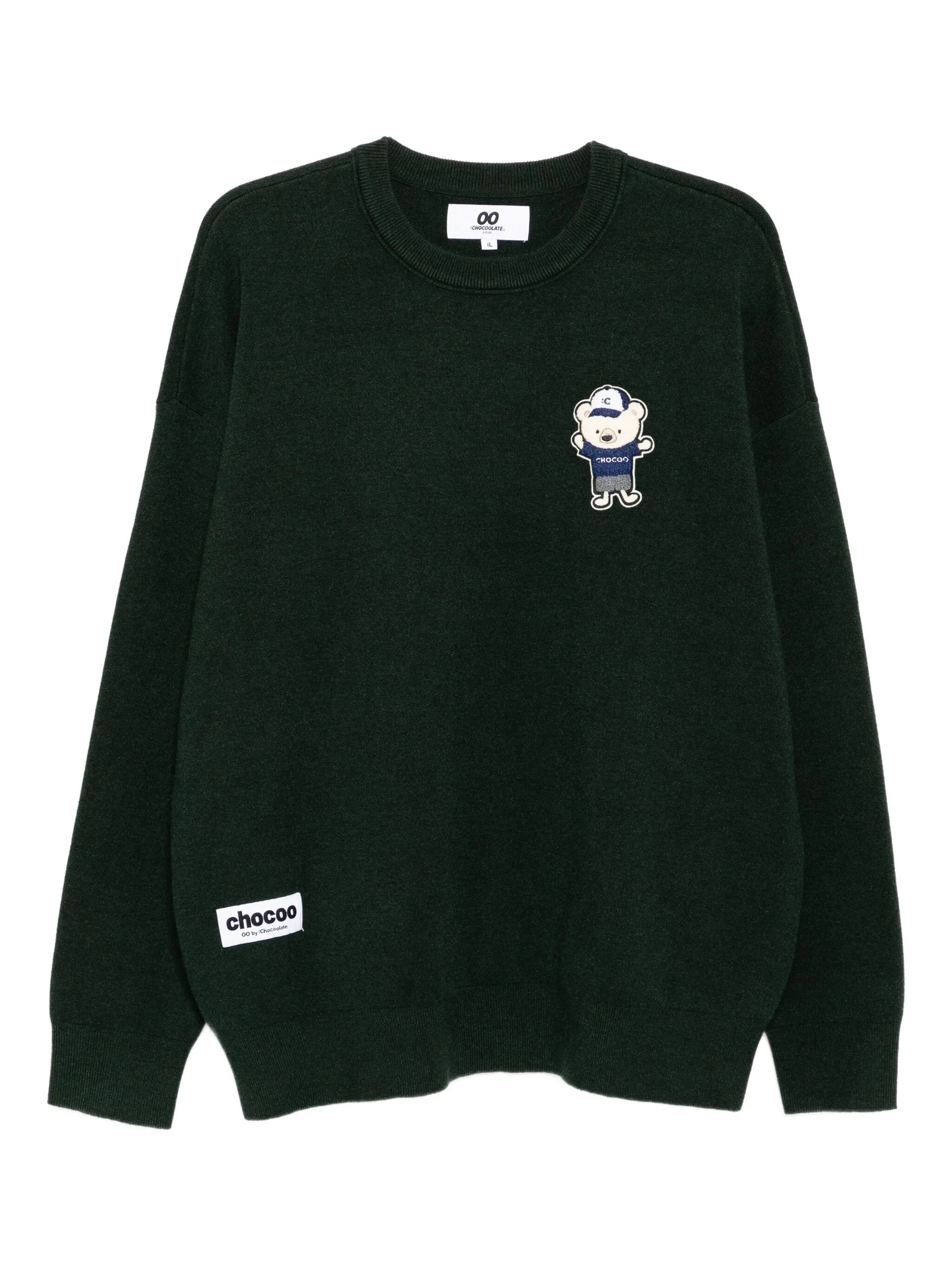 Джемпер с вышивкой Chocoolate, зеленый
Джемпер с вышивкой Chocoolate, зеленый