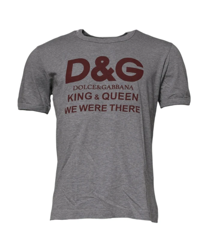 Футболка с графическим принтом и логотипом Dolce & Gabbana, серый
Футболка с графическим принтом и логотипом Dolce & Gabbana, серый