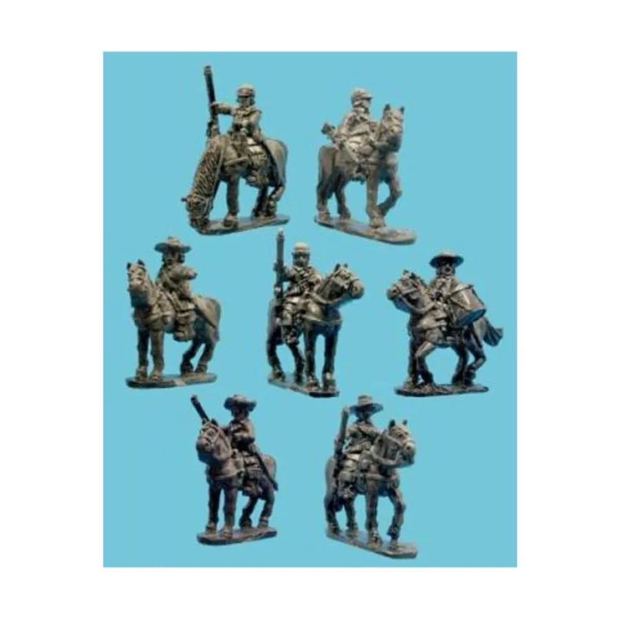 Конные драгуны с командованием, Historical Miniatures - English Civil War (15mm)
Конные драгуны с командованием, Historical Miniatures - English Civil War (15mm)