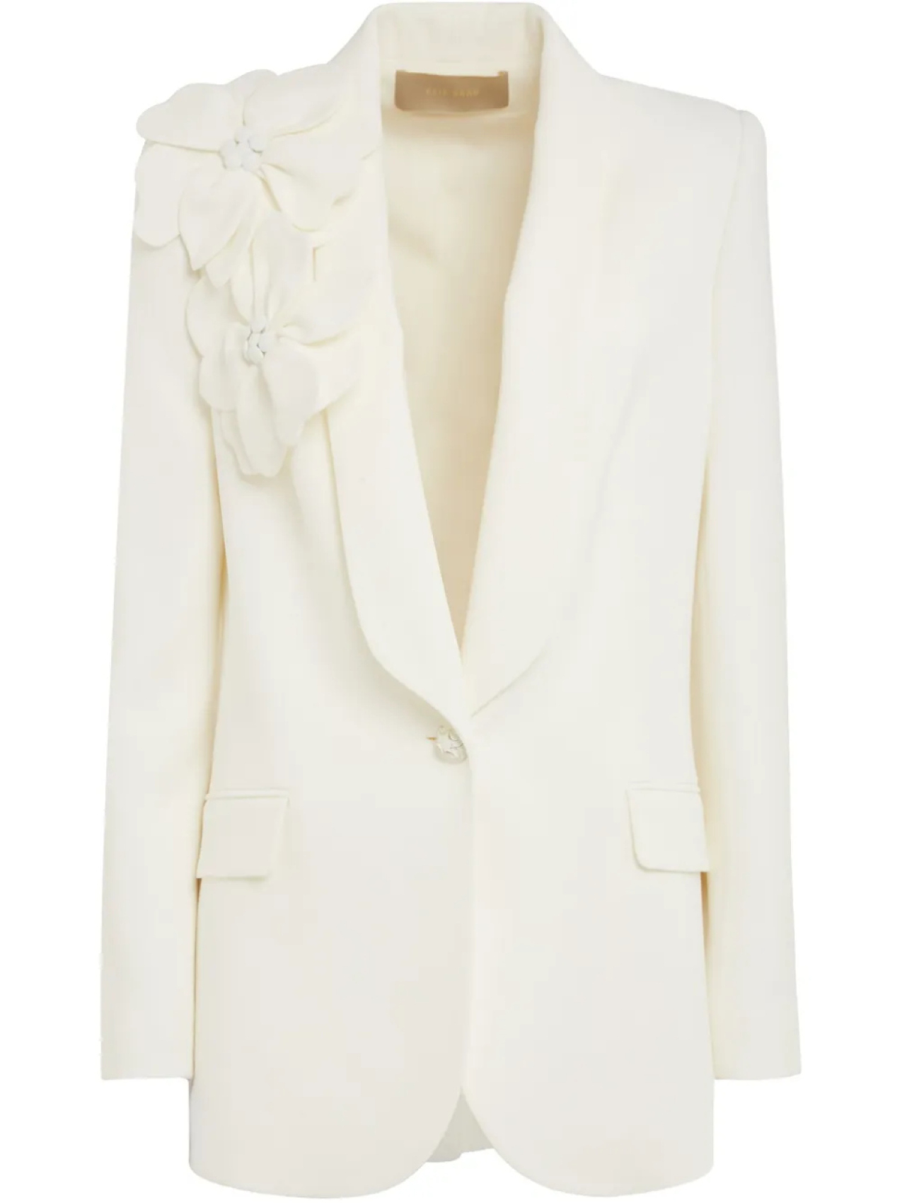 Блейзер с цветочной аппликацией Elie Saab, белый
Блейзер с цветочной аппликацией Elie Saab, белый