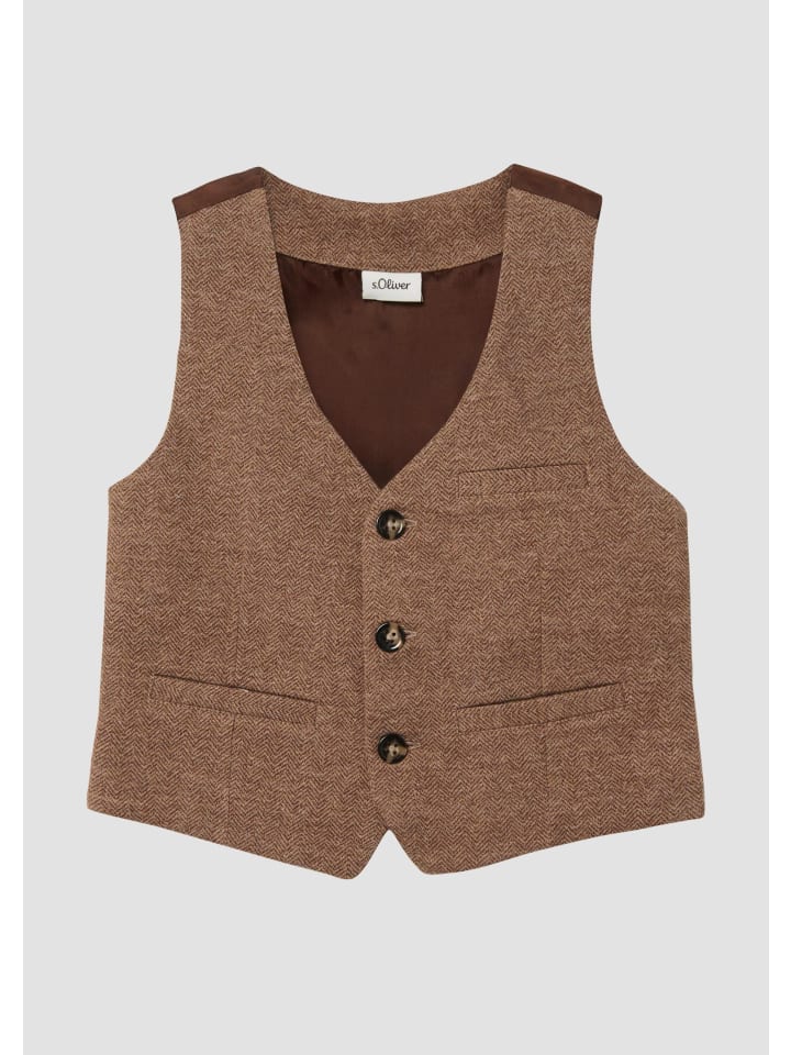 s.Oliver Жилет для помещений, цвет 86X2_коричневый
s.Oliver Жилет для помещений, цвет 86X2_коричневый