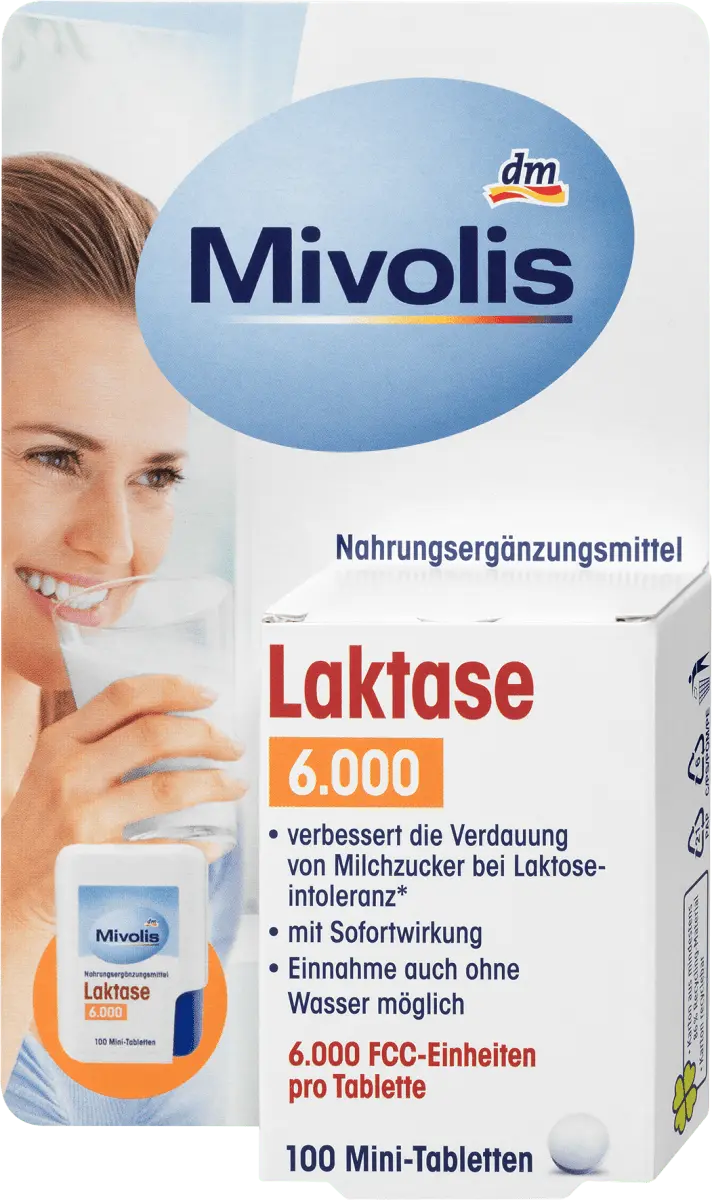 Лактаза 6000 мини таблетки 100 шт 100 шт Mivolis
Лактаза 6000 мини таблетки 100 шт 100 шт Mivolis