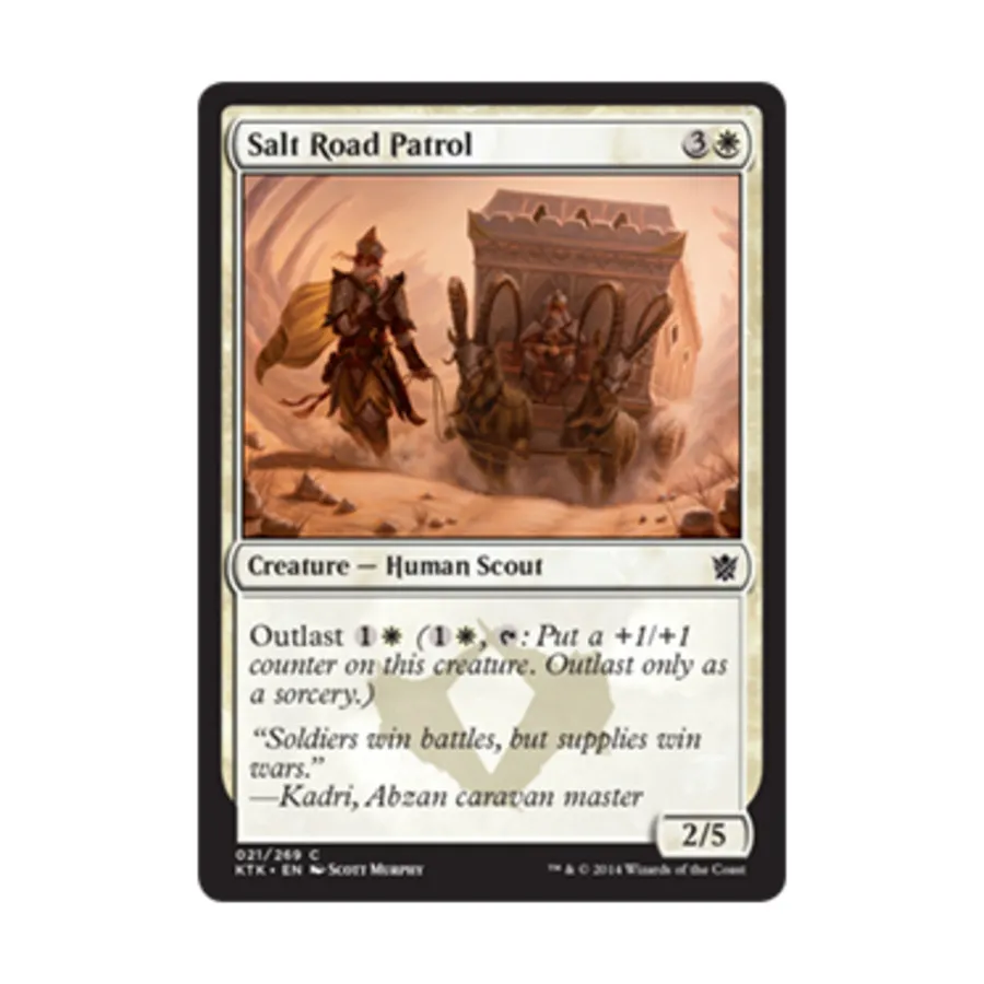 CCG Патруль Соленой дороги (C), MTG - Khans of Tarkir
CCG Патруль Соленой дороги (C), MTG - Khans of Tarkir