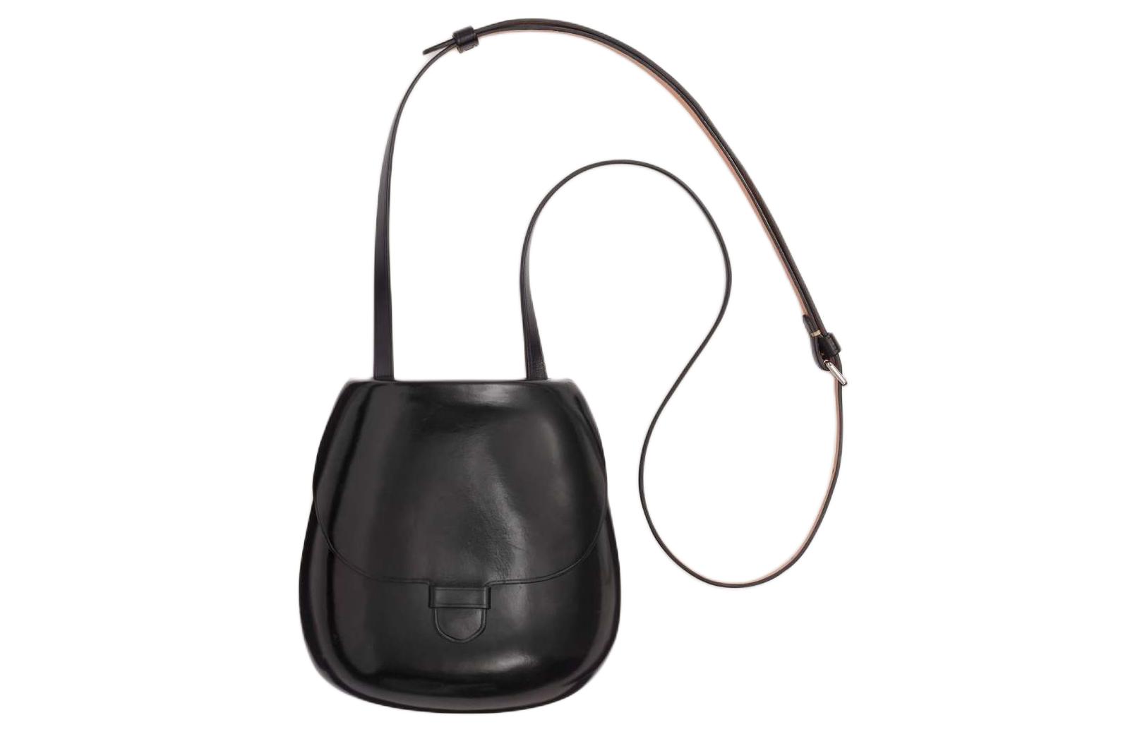 Кожаная наплечная сумка через плечо из растительно-дубленой кожи коровы, унисекс черная Lemaire
Кожаная наплечная сумка через плечо из растительно-дубленой кожи коровы, унисекс черная Lemaire