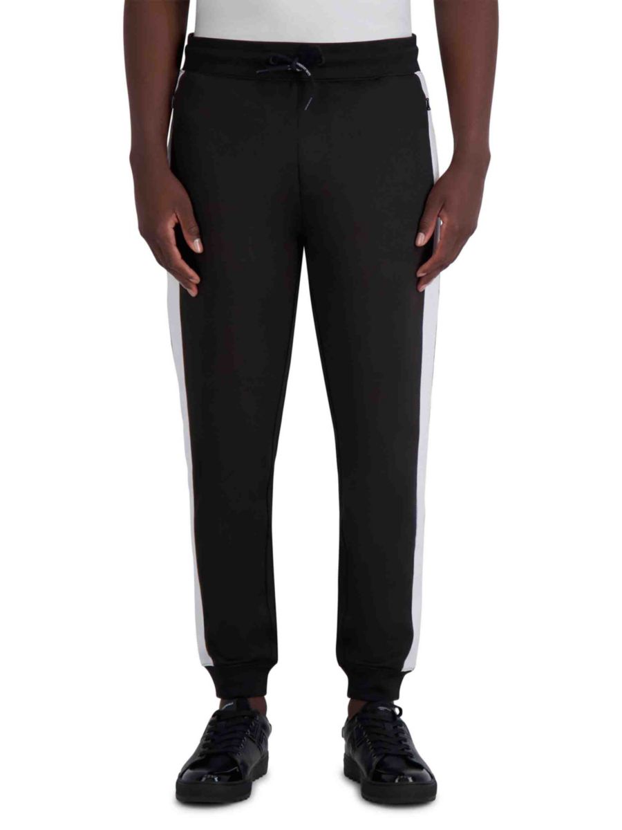 Спортивные брюки в контрастную полоску Karl Lagerfeld Paris, черный
Спортивные брюки в контрастную полоску Karl Lagerfeld Paris, черный