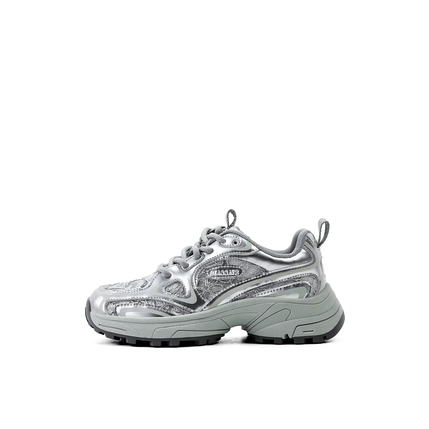 Кроссовки для бега с низким верхом, противоскользящие, износостойкие, дышащие, увеличивающие рост Staccato, серебряный
Кроссовки для бега с низким верхом, противоскользящие, износостойкие, дышащие, увеличивающие рост Staccato, серебряный