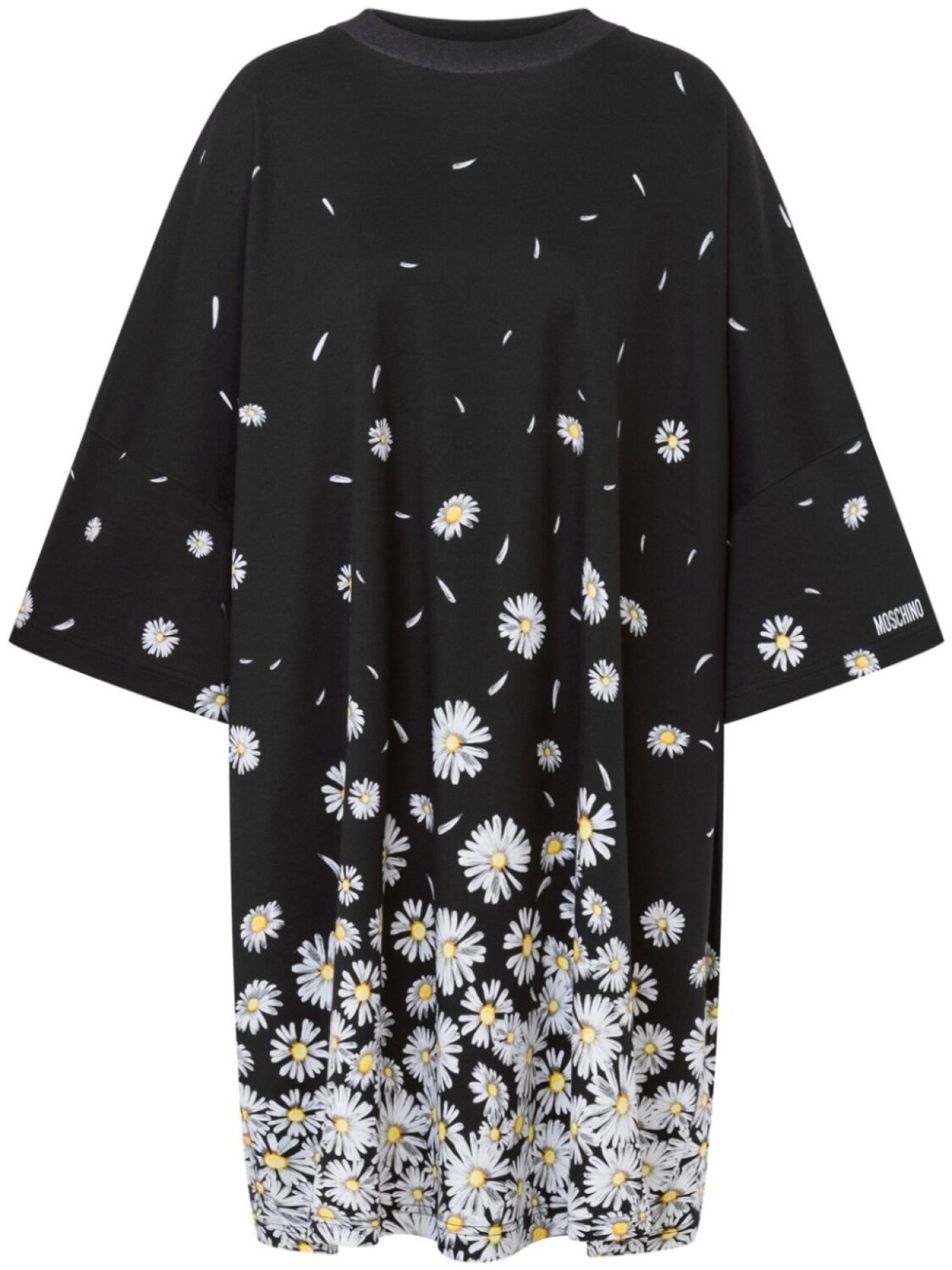 Мини-платье с цветочным принтом Moschino, черный
Мини-платье с цветочным принтом Moschino, черный