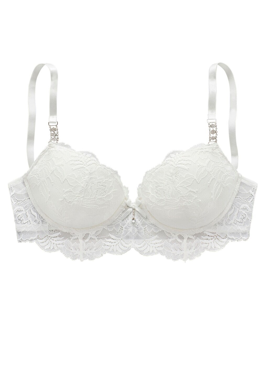 Бюстгальтер с эффектом пуш-ап LASCANA, белый
Бюстгальтер с эффектом пуш-ап LASCANA, белый
