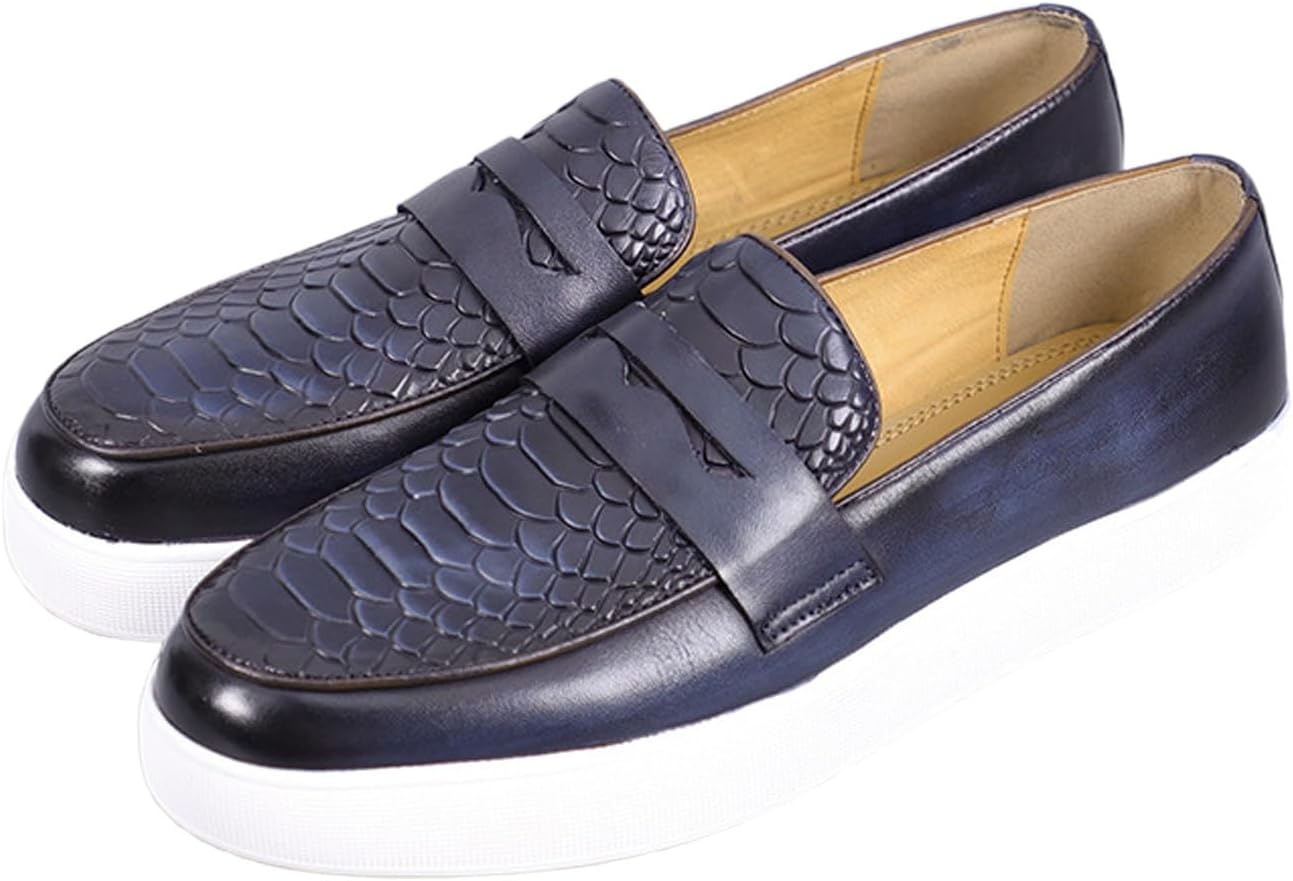 Мужские лоферы Santimon без шнурков - повседневные и классические модели с тиснением под питона из премиальной легкой натуральной кожи с дышащей подкладкой, идеальны для работы, офиса, свадеб и повседневной носки, черный
Мужские лоферы Santimon без шнурков - повседневные и классические модели с тиснением под питона из премиальной легкой натуральной кожи с дышащей подкладкой, идеальны для работы, офиса, свадеб и повседневной носки, черный