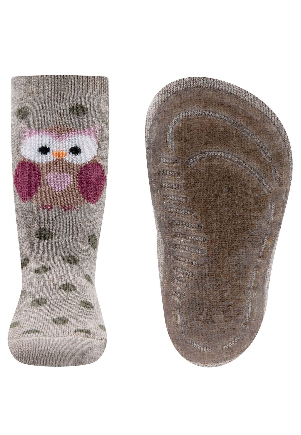 Носки Stopper Eule Ewers, темно-бежевые в крапинку 
Носки Stopper Eule Ewers, темно-бежевые в крапинку