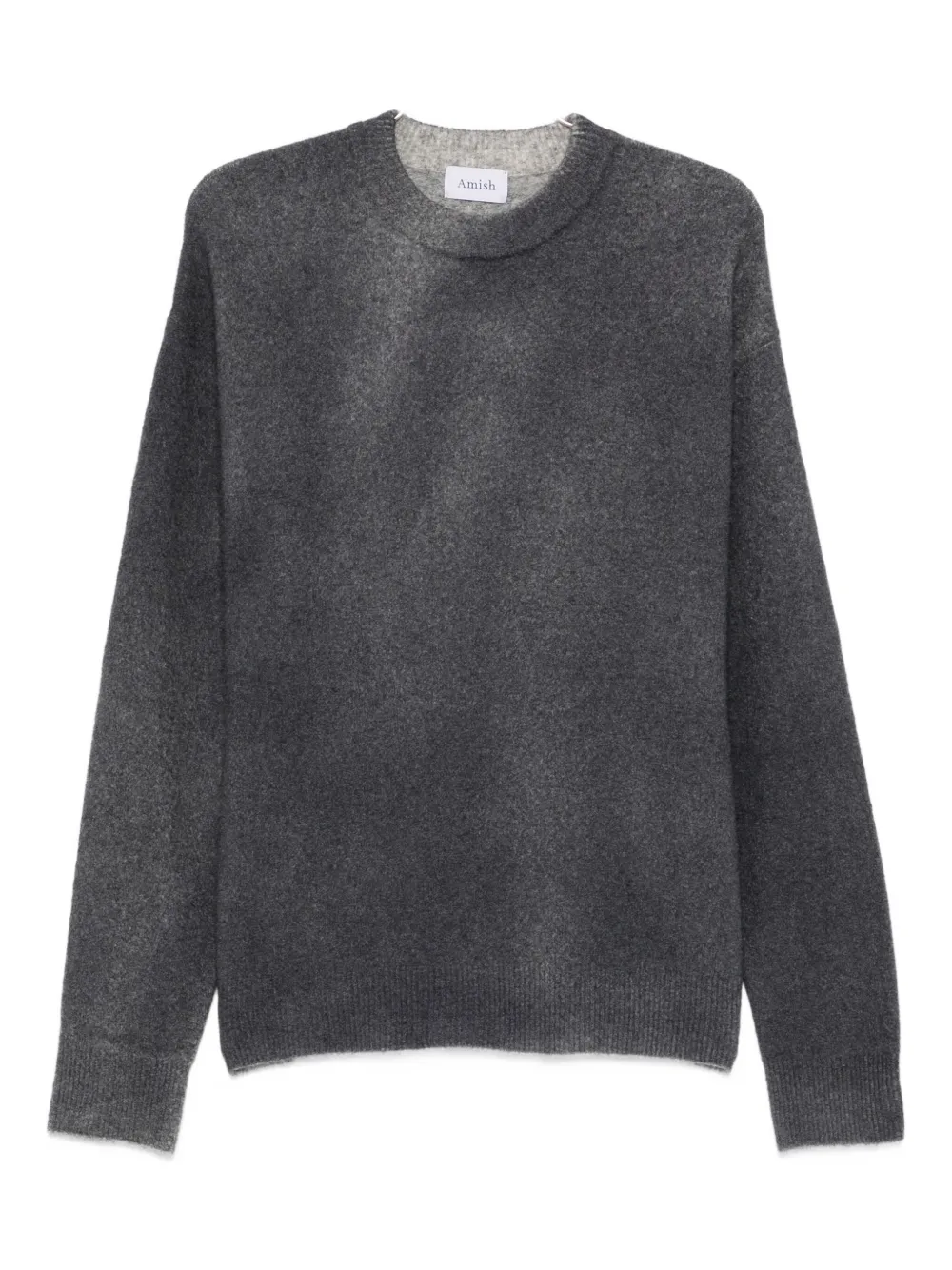Свитер с круглым вырезом Amish, серый
Свитер с круглым вырезом Amish, серый