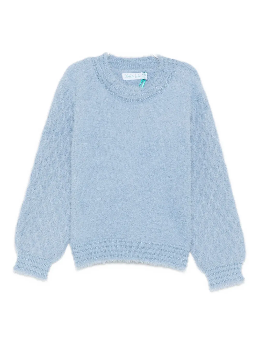 Свитер текстурированной вязки с рукавами-фонариками Abel & Lula, синий
Свитер текстурированной вязки с рукавами-фонариками Abel & Lula, синий