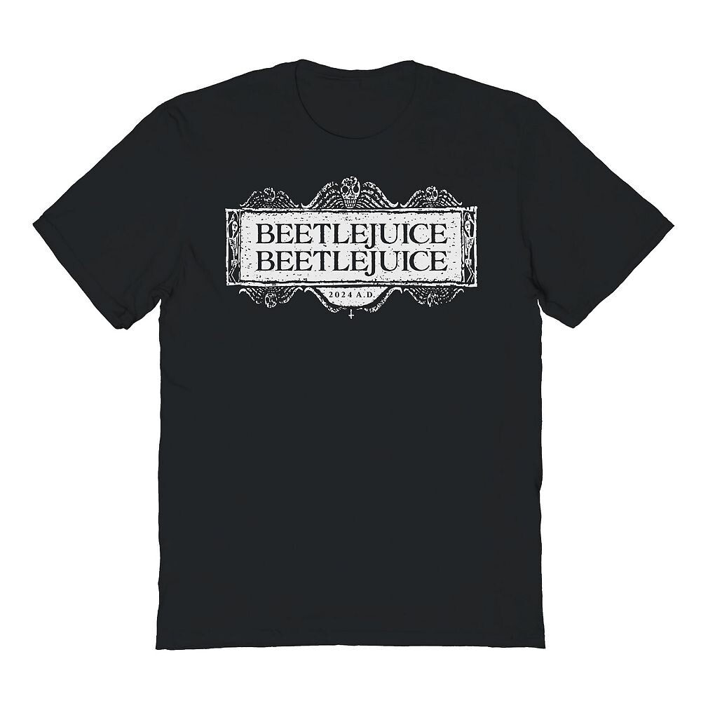 Мужская футболка с логотипом Beetlejuice Beetlejuice и рисунком Licensed Character, черный
Мужская футболка с логотипом Beetlejuice Beetlejuice и рисунком Licensed Character, черный