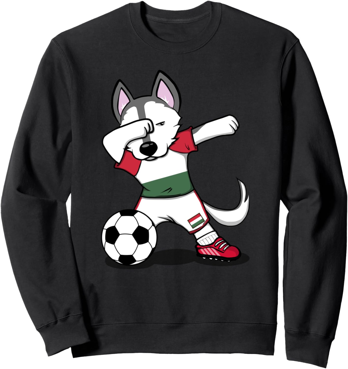 Забавная собачка хаски, делающая «дэб», милая собачка хаски, Венгрия, футбол, венгерский флаг, спортивная толстовка Teeisle Hungary Football, черный
Забавная собачка хаски, делающая «дэб», милая собачка хаски, Венгрия, футбол, венгерский флаг, спортивная толстовка Teeisle Hungary Football, черный