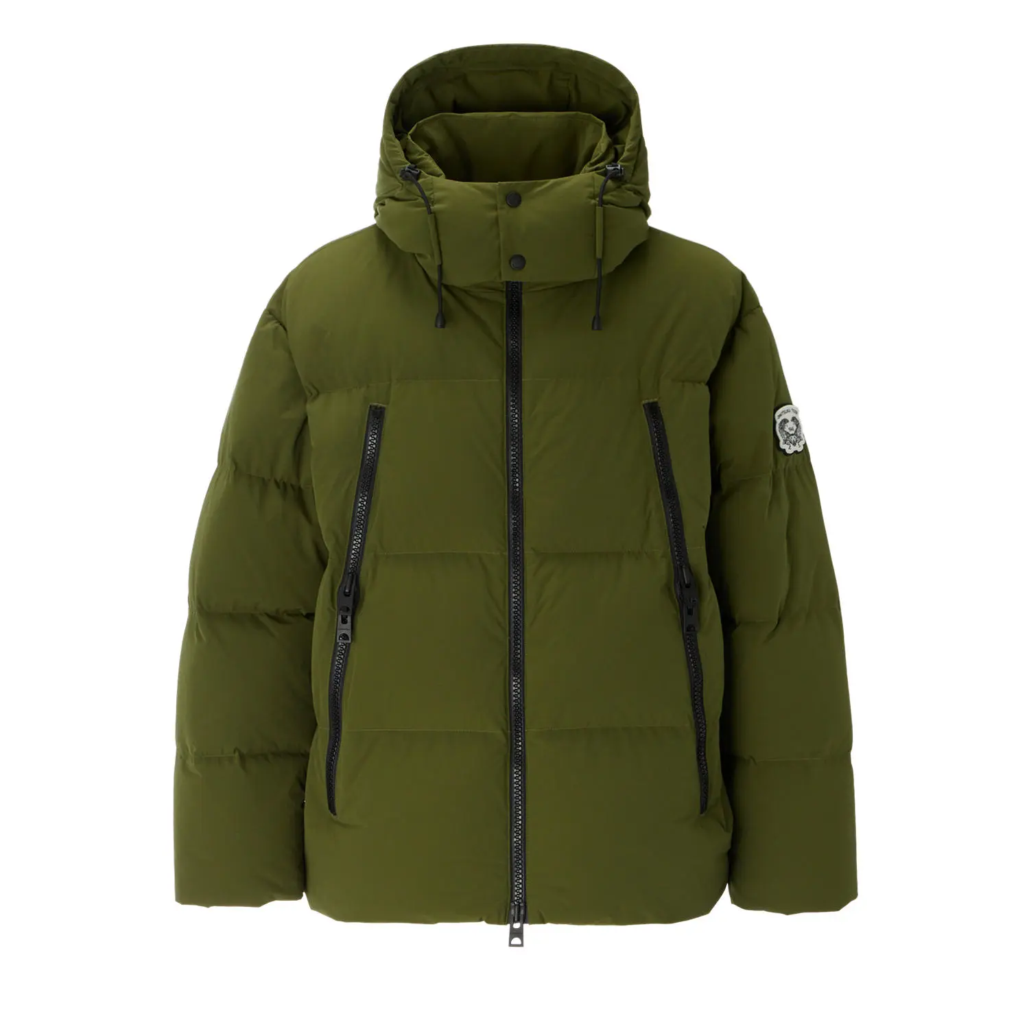 Пуховик унисекс темно-зеленый Onitsuka Tiger
Пуховик унисекс темно-зеленый Onitsuka Tiger