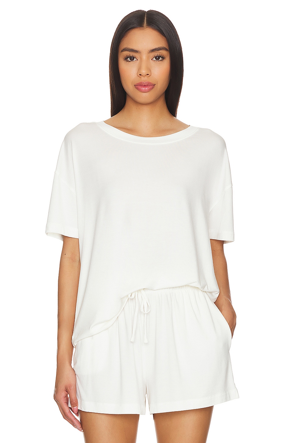 Футболка жизель на каждый день Eberjey, белый 
Футболка жизель на каждый день Eberjey, белый