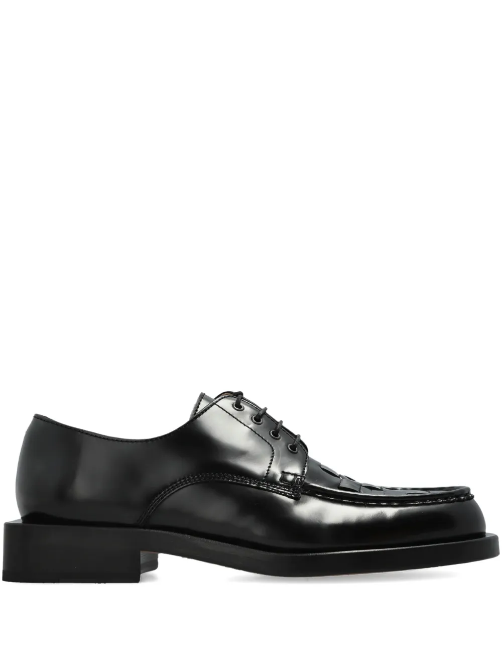 Плетеные кожаные туфли на шнуровке JACQUEMUS, черный
Плетеные кожаные туфли на шнуровке JACQUEMUS, черный