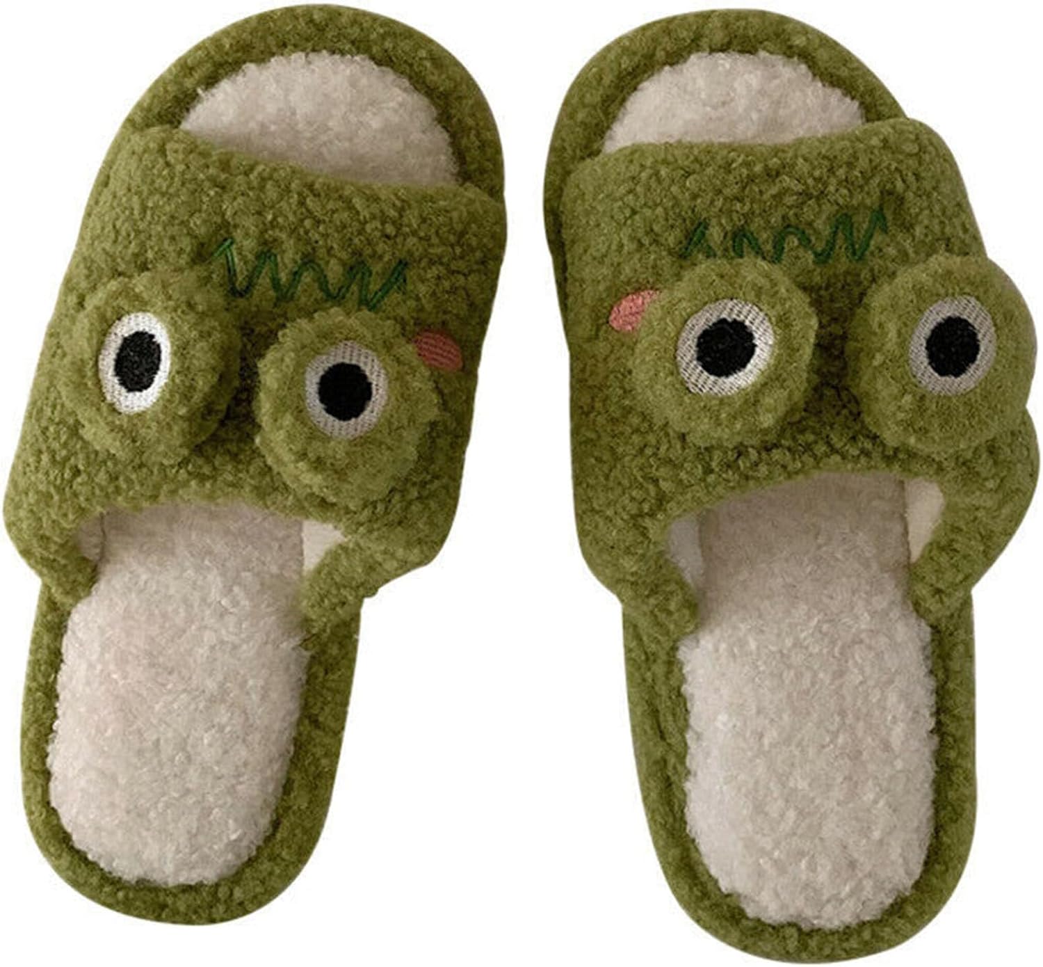 Тапочки Spacebuyer Fuzzy Frog с изображением мультяшной лягушки, милые тапочки в форме лягушки, мягкие плюшевые домашние тапочки для дома и улицы (женский размер 7.5-8 / мужской 5.5-6, белый B)
Тапочки Spacebuyer Fuzzy Frog с изображением мультяшной лягушки, милые тапочки в форме лягушки, мягкие плюшевые домашние тапочки для дома и улицы (женский размер 7.5-8 / мужской 5.5-6, белый B)