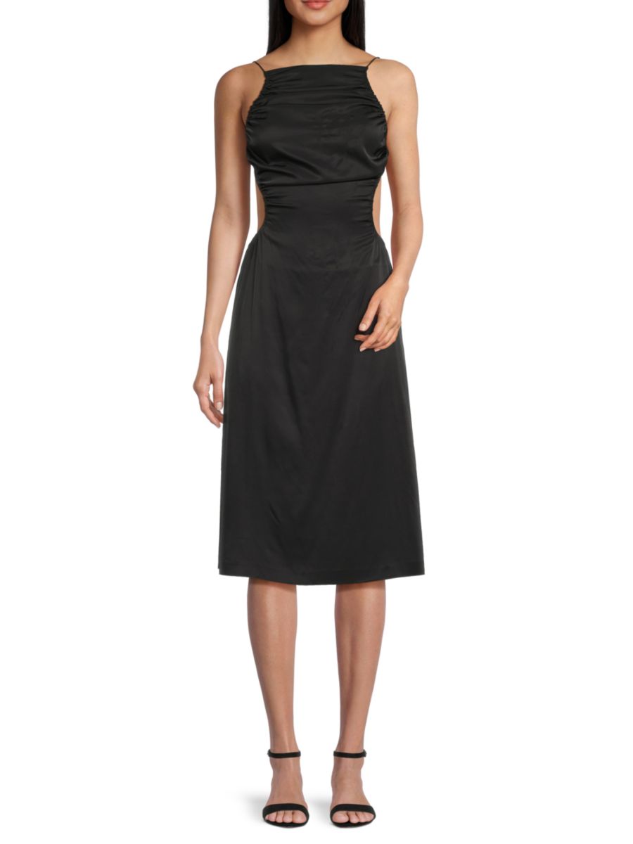 Платье миди с квадратным вырезом Third Form, черный
Платье миди с квадратным вырезом Third Form, черный