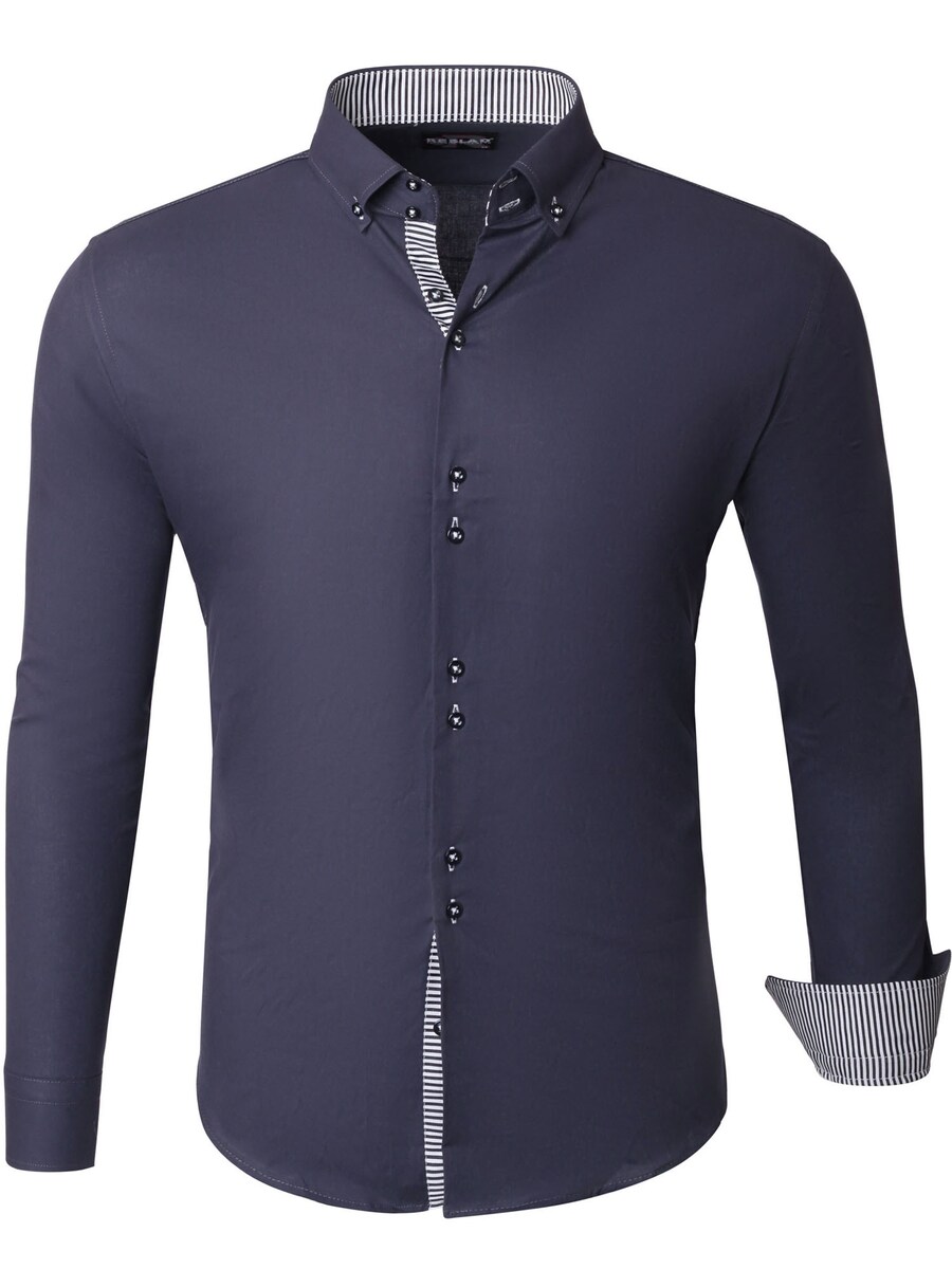 Рубашка Slim Fit на пуговицах Reslad RS7117, антрацит
Рубашка Slim Fit на пуговицах Reslad RS7117, антрацит