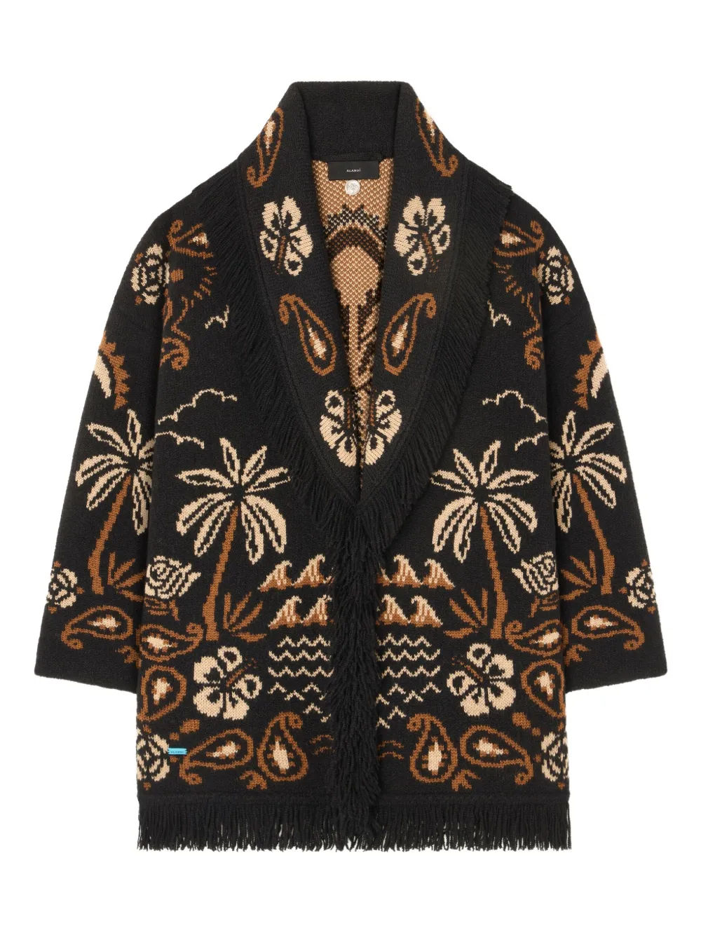 Кардиган с бахромой в виде пальмы Alanui, коричневый
Кардиган с бахромой в виде пальмы Alanui, коричневый