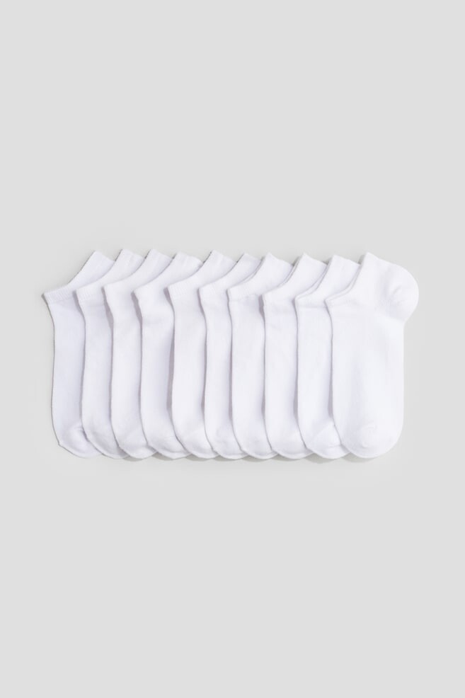 10 пар носков-кроссовок H&M, белый
10 пар носков-кроссовок H&M, белый