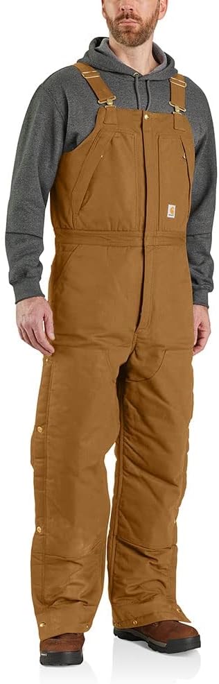 Carhartt Men's 105470 Loose Fit Firm Duck Insulated Biberall, Carhartt Brown
Carhartt Men's 105470 Loose Fit Firm Duck Insulated Biberall, Carhartt Brown