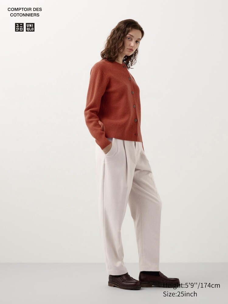 Твидовые плиссированные зауженные брюки Uniqlo, цвет 30 бежевый
Твидовые плиссированные зауженные брюки Uniqlo, цвет 30 бежевый