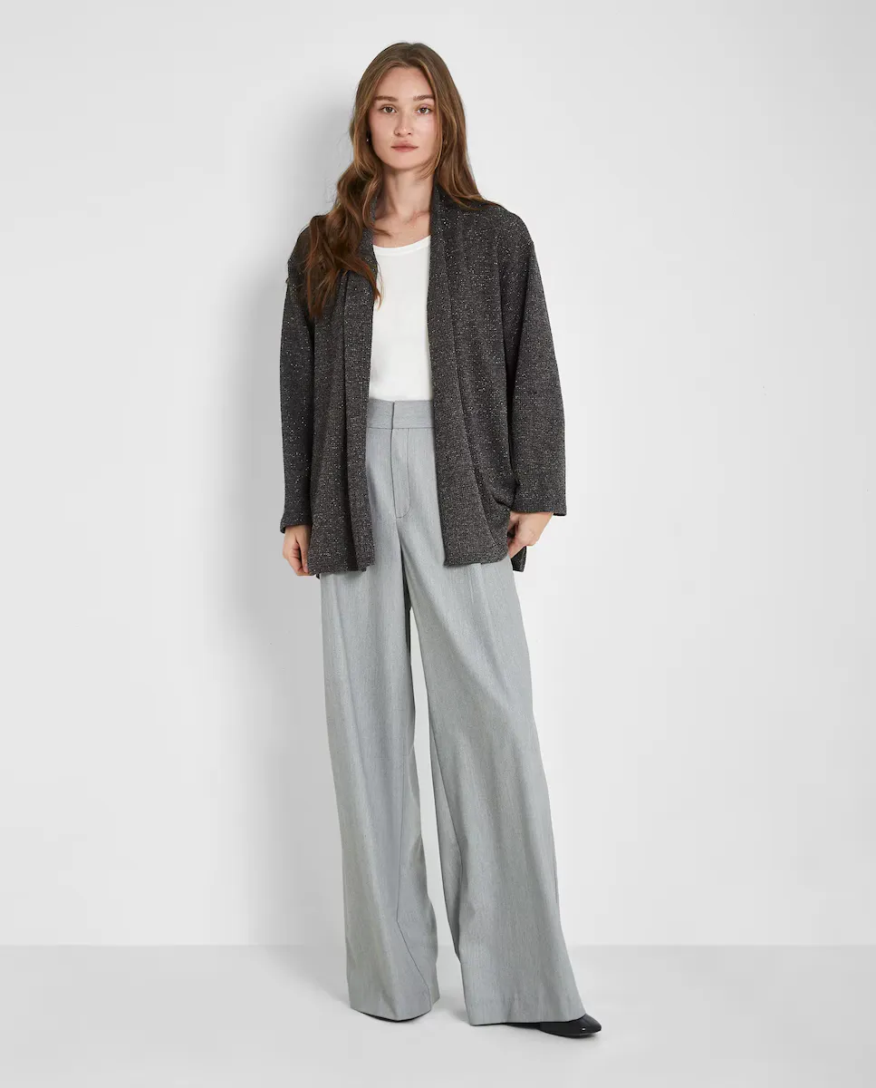 Женский вязаный кардиган без застежки Trucco, темно-серый
Женский вязаный кардиган без застежки Trucco, темно-серый