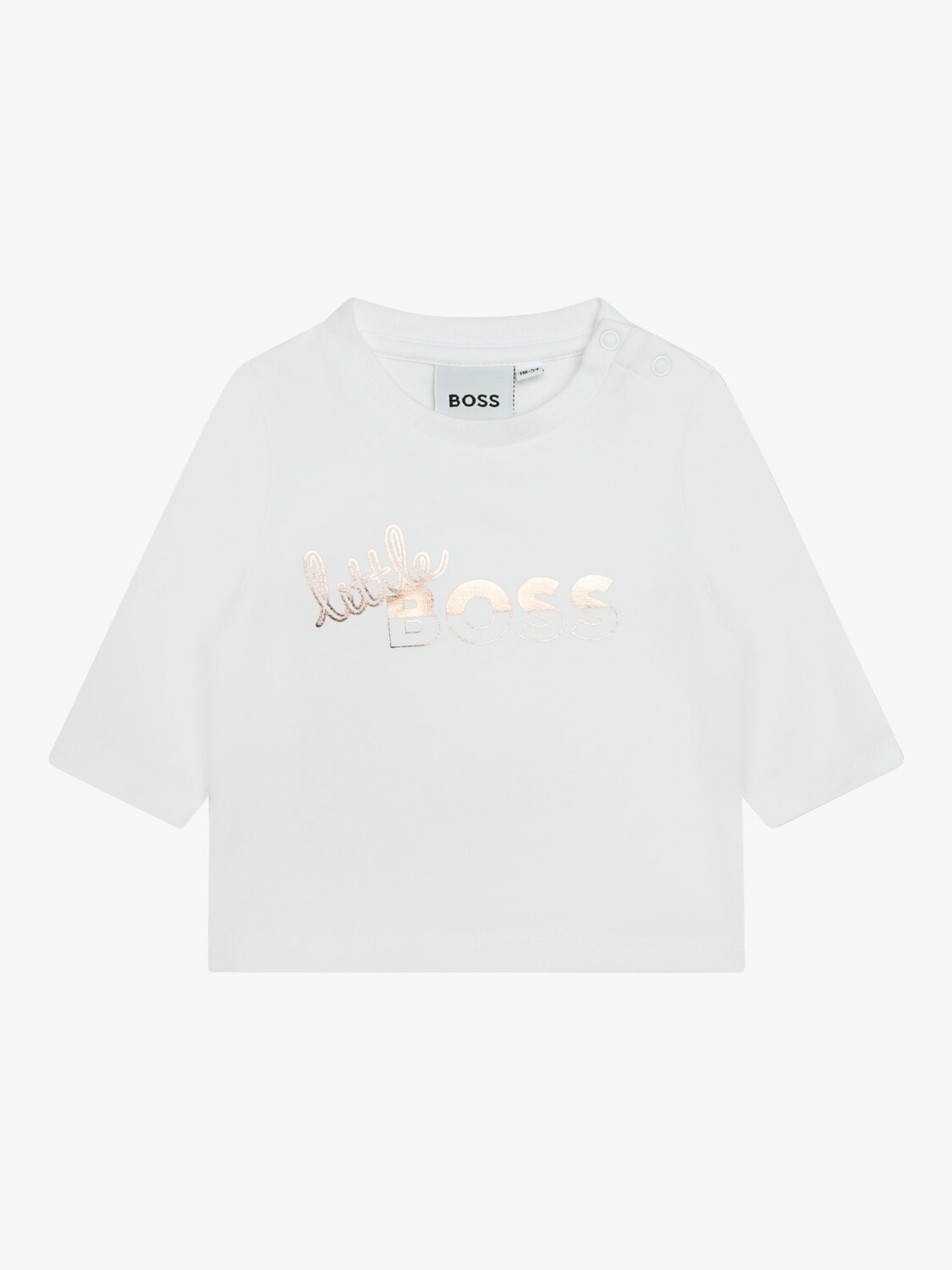 Футболка с длинным рукавом и логотипом Baby BOSS, белый
Футболка с длинным рукавом и логотипом Baby BOSS, белый