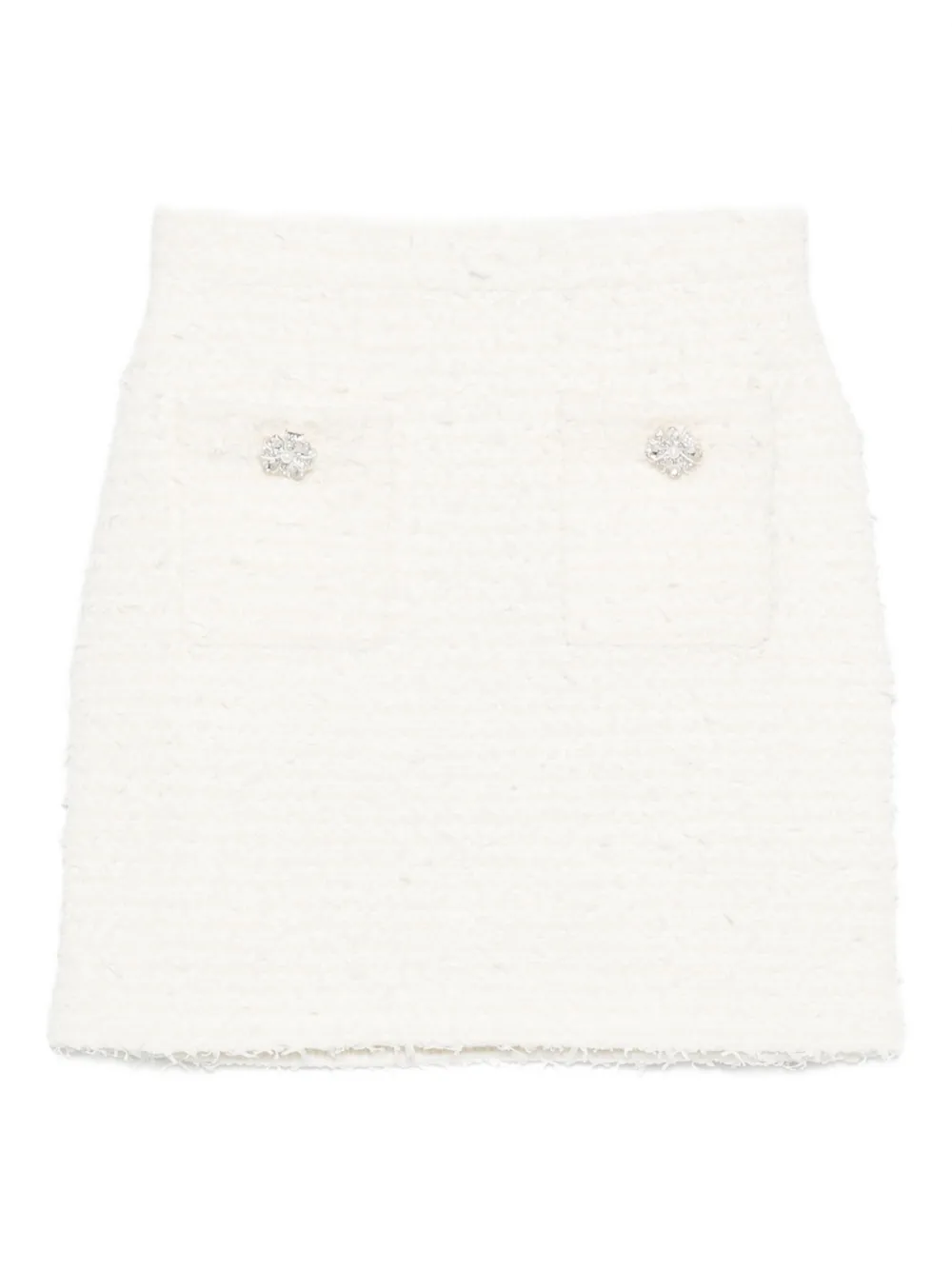 Декорированная твидовая юбка Self-Portrait, нейтральный
Декорированная твидовая юбка Self-Portrait, нейтральный