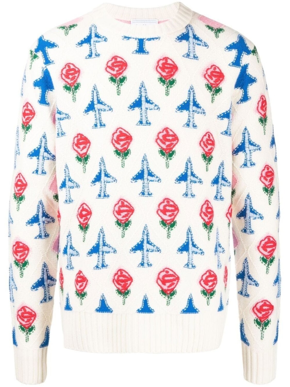 Casablanca джемпер вязки интарсия с круглым вырезом, розовый
Casablanca джемпер вязки интарсия с круглым вырезом, розовый