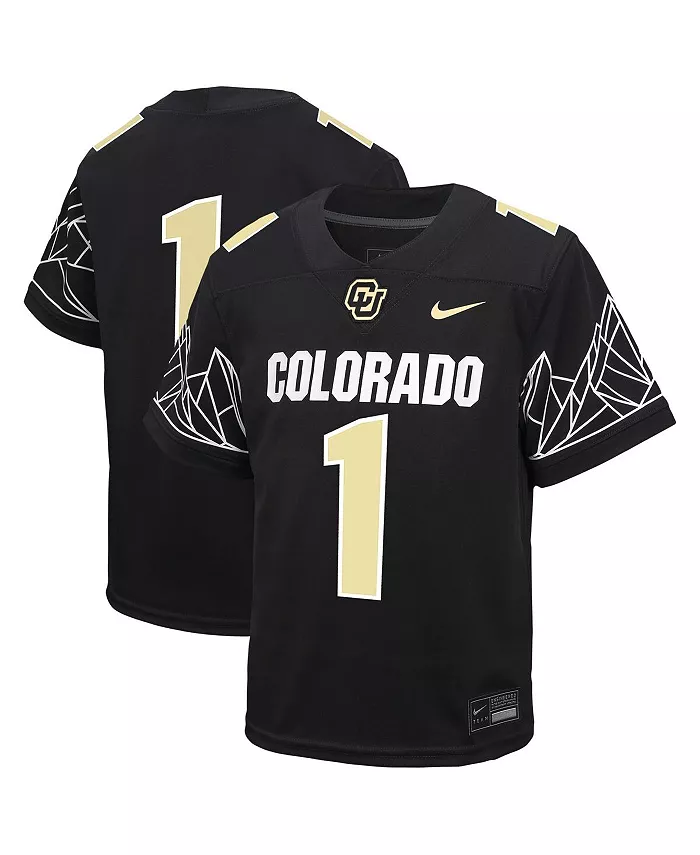 Детская футболка Colorado Buffaloes Untouchable, черная Nike
Детская футболка Colorado Buffaloes Untouchable, черная Nike