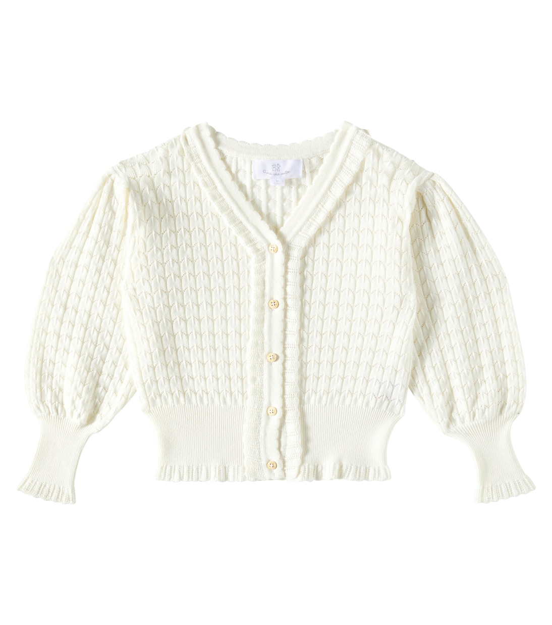 Хлопковый кардиган Aude C'era Una Volta, белый 
Хлопковый кардиган Aude C'era Una Volta, белый