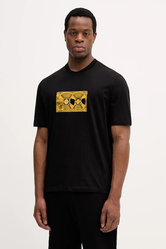 Хлопковая футболка Armani Exchange, черный
Хлопковая футболка Armani Exchange, черный