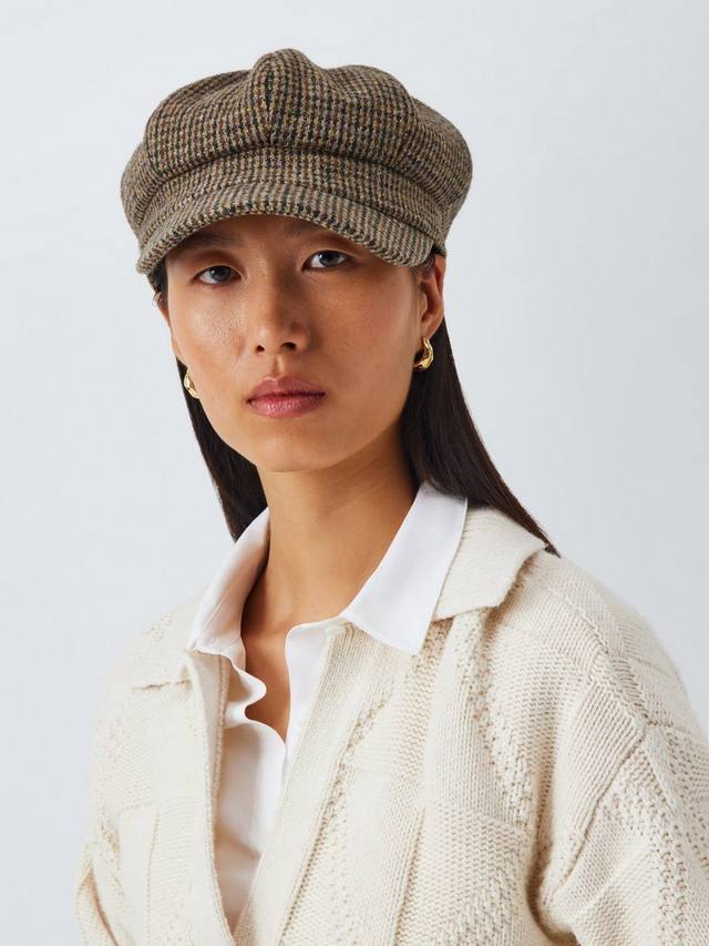 Шерстяная бейсболка Bakerboy в клетку houndstooth John Lewis, Brown
Шерстяная бейсболка Bakerboy в клетку houndstooth John Lewis, Brown