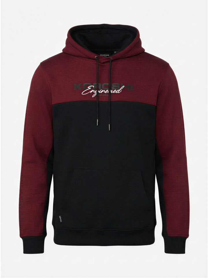 KOROSHI Свитер с высоким воротником из красной хлопчатобумажной ткани с нарядным крестом
KOROSHI Свитер с высоким воротником из красной хлопчатобумажной ткани с нарядным крестом