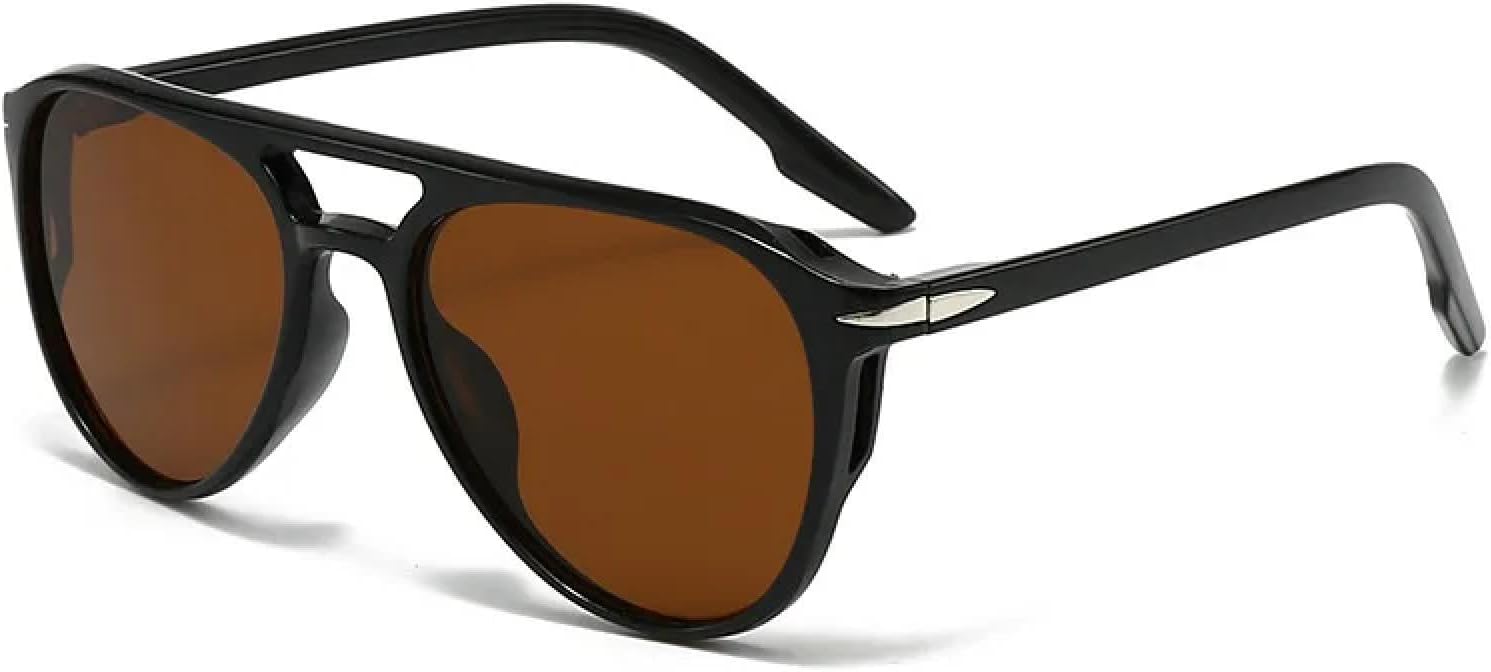 Винтажные солнцезащитные очки с заклепками, большие, для женщин и мужчин, в стиле панк, в крупной оправе, роскошные, популярные, с защитой от УФ-излучения UV400 TYUVIVO, Black Brown
Винтажные солнцезащитные очки с заклепками, большие, для женщин и мужчин, в стиле панк, в крупной оправе, роскошные, популярные, с защитой от УФ-излучения UV400 TYUVIVO, Black Brown