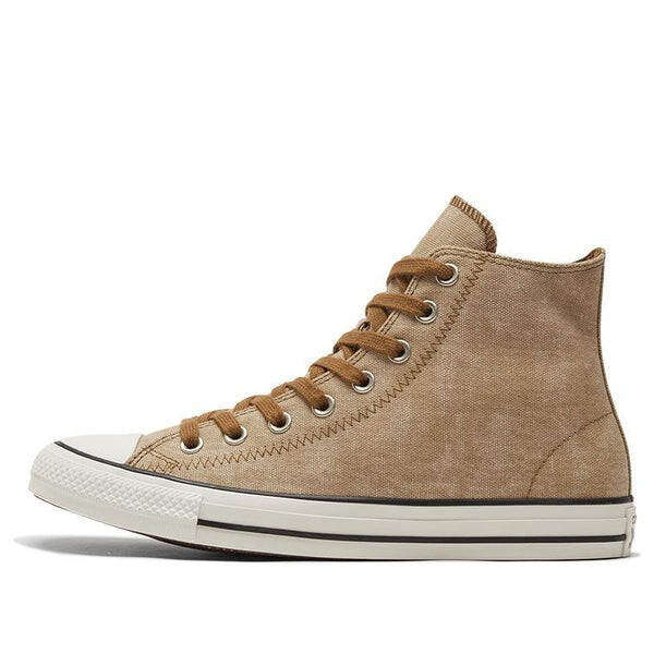 Кроссовки chuck taylor all star high 'washed canvas - nomad khaki' Converse, коричневый 
Кроссовки chuck taylor all star high 'washed canvas - nomad khaki' Converse, коричневый